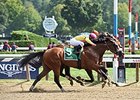 Royal Posse will try for his second straight stakes win against other New York-breds in the Empire Classic.<br><a target="blank" href="http://photos.bloodhorse.com/AtTheRaces-1/At-the-Races-2015/i-SCkfwVw">Order This Photo</a>