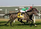 Pure Sensation wins the Turf Monster Handicap.