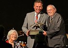 Ken (right) and Sarah Ramsey were named National Owner of the Year and National Breeder of the Year.
