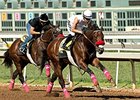 Nyquist worked five furlongs in 1:02.09 at Santa Anita on October 23.