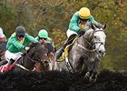 Dawalan jumps to the win in the Grand National.<br><a target="blank" href="http://photos.bloodhorse.com/AtTheRaces-1/At-the-Races-2015/i-zQSpHk9">Order This Photo</a>