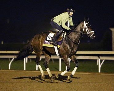 Stopchargingmaria (INSIDE) - Catron (OUTSIDE) - Morning Workout - Keeneland Race Course - 102415