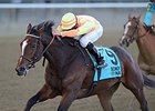 America takes the Turnback the Alarm Handicap.<br><a target="blank" href="http://photos.bloodhorse.com/AtTheRaces-1/At-the-Races-2015/i-Vsc8LNG">Order This Photo</a>