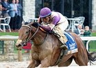 Gomo and Mario Gutierrez take the Darley Alcibiades Stakes.