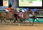 Effinex (#8) and Mike Smith take the Clark Handicap.<br><a target="blank" href="http://photos.bloodhorse.com/AtTheRaces-1/At-the-Races-2015/i-PjDRrcD">Order This Photo</a>