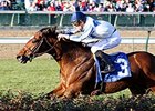 Heart to Heart and Julien Leparoux take the River City Handicap.