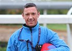 Frankie Dettori at Keeneland for the Breeders' Cup.
<br><a target="blank" href="http://photos.bloodhorse.com/BreedersCup/2015-Breeders-Cup/Works/i-LKppG9d">Order This Photo</a>