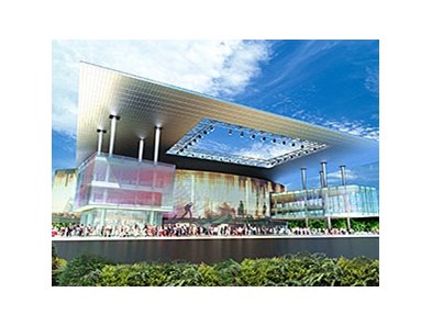 Rendition of the new Woodbine facility.