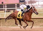 Sophia's Song rolls to victory in the Caesar's Wish.