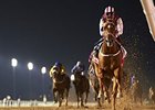 Special Fighter runs away from the field in the Al Maktoum Challenge Round 3.
