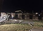 Tornado damage at Will Rogers Downs