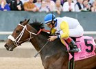 Forever Unbridled won the Apple Blossom in April