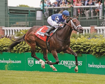Tepin with Julien Leparoux wins the Churchill Distaff Turf Mile (gr. II)
Kentucky Derby day at Churchill Downs on May 7, 2016, in Louisville, Ky.