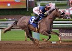 Enola Gray cruises to a maiden victory at Santa Anita