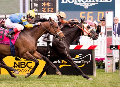 Ben's Cat with Trevor McCarthy wins the 11th Running of The Jim McKay Turf Sprint