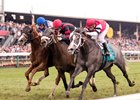 Vielsam (center) just misses in Gallorette Handicap