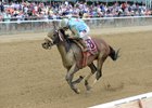 Bust Another wins the Mike Lee Stakes at Belmont Park