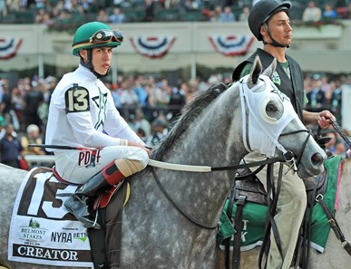 (June 11, 2016) Creator, Irad Ortiz jr. up...
© Rick Samuels/The Blood-Horse