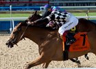 Jockey Eurico Da Silva guides Neshama to victory in the 61st running of the $500,000 Woodbine Oaks at Woodbine Racetrack June 12, 2016.