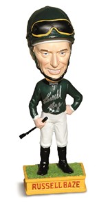 A signed Russell Baze bobblehead in Lexington, Ky., on Nov. 14, 2006.