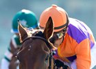 Spendthrift Farm's Beholder and jockey Gary Stevens win the Vanity Mile