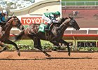 Hard Aces and jockey Santiago Gonzalez win last year's edition of the Cougar II