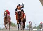 Spelling Again wins the 2016 Princess Rooney Stakes.
