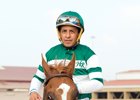 Stellar Wind following her win in the Clement L. Hirsch