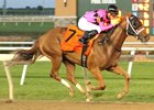 Family Tree powers to victory in the Indiana Oaks.