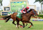 Difamante went from last to first in his career debut at Gulfstream Park.
