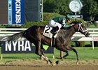 Nonna Mela wins the 2016 Adirondack Stakes