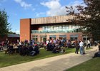 Patrons gather prior to the Goffs UK Premiere Yearling Sale
