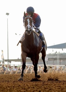 Miss Sunset wins the 2016 Generous Portion Stakes