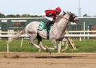 Scuba winning the Greenwood Cup at Parx Racing