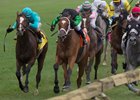 The Pizza Man (inside) takes the Northern Dancer Turf Stakes at Woodbine in September
