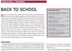 Magazine Feature Breaking & Training back to school
