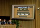 Mendelssohn was the sale topper at the 2016 Keeneland September yearling sale