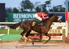 D'yer Mak'er splashes to his first win at Belmont Park