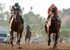 Stellar Wind (left) upset Beholder a second time on Oct 1