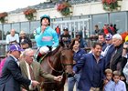 Lady Eli after winning the Flower Bowl Oct. 8 at Belmont Park