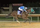 Slip the Cable won the West Virginia Breeders' Classic by 7 1/2 lengths