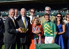 Irish Jasper gave co-owner William S. Farish a coveted milestone win at the Lexington track