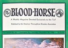 Color on the cover of The Blood-Horse for the first time: Albert Pease's portrait of Reeping Reward on Dec. 28, 1940