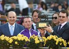 Celebrating Highland Reel's victory in the Breeders' Cup Turf