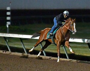 California Chrome Continues Work at Los Al