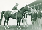 A Gleam after her 1951 Princess Pat Stakes victory.