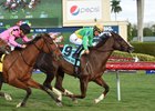 Paige wins the 2016 Via Borghese Stakes