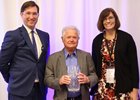 Sherman Accepts Big Sport of Turfdom Award Sherman Accepts Big Sport of Turfdom Award