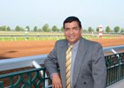 Keeneland track superintendent Javier Barajas