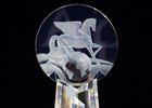 The Pegasus World Cup trophy at Gulfstream Park